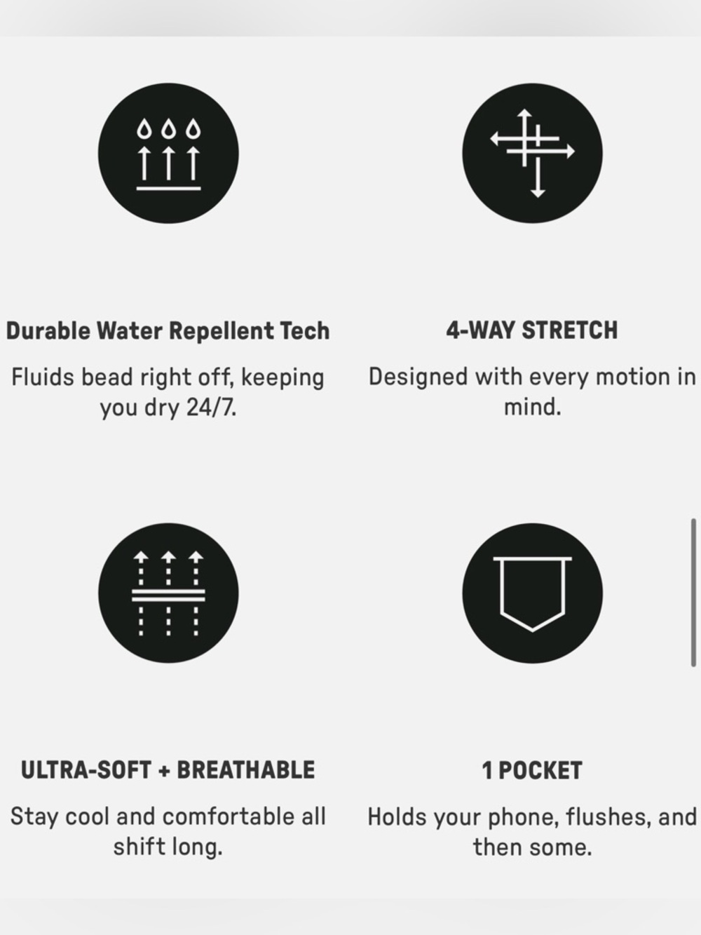Fabletics Scrub Set - Picture 8 of 10